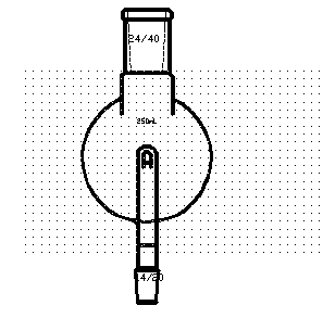 防溅球,具砂板,上磨口:24/40,下磨口:14/20,250ml