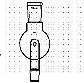 防溅球,上磨口:24/40,下磨口:19/22,100ml