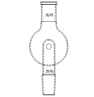 防溅球,上磨口:29/42,下磨口:29/42,250ml