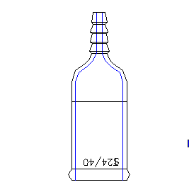 直型抽气接头,内磨口:24/40,φ10小咀接口