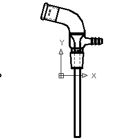 长颈真空接收管,14/20,磨口下端管长:100mm