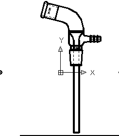 长颈真空接收管,19/22,磨口下端管长:100mm