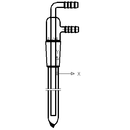 冷指冷凝器,24/40,有效长220mm,φ10小咀接口