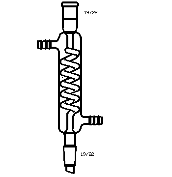 格氏蛇型冷凝器,19/20,有效长度:120mm,φ8mm小咀