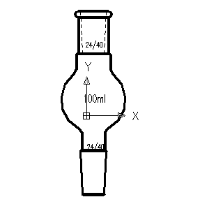 层析用溶剂存储瓶,24/40,100ml