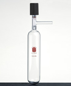 溶剂储存瓶(SCHLENK),50ml,管外径×总高:28×120mm,0-8mm高真空