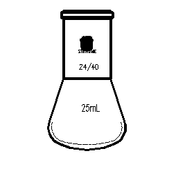 蒸发球瓶,25mL,24/40