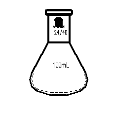 蒸发球瓶,100mL,24/40